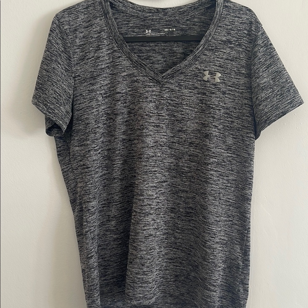 Authentic Under Armour Gray Fitted Short Sleeve T-Shirt